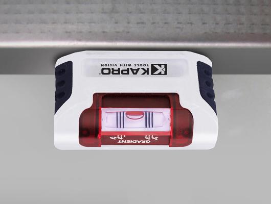 KAPRO SMARTY 946 Mini vaterpas 10 cm med OPTIVISION, magnet og bælteclips